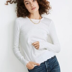 Madewell Long Sleeve Baby Tee
